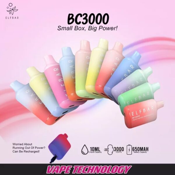 Elf Bar BC3000 Puff Disposable Pod - Vape 'N GO