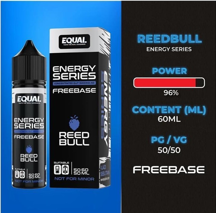 Equal Energy Series Freebase 60ml Buy Now Genuine Stock - Image 4
