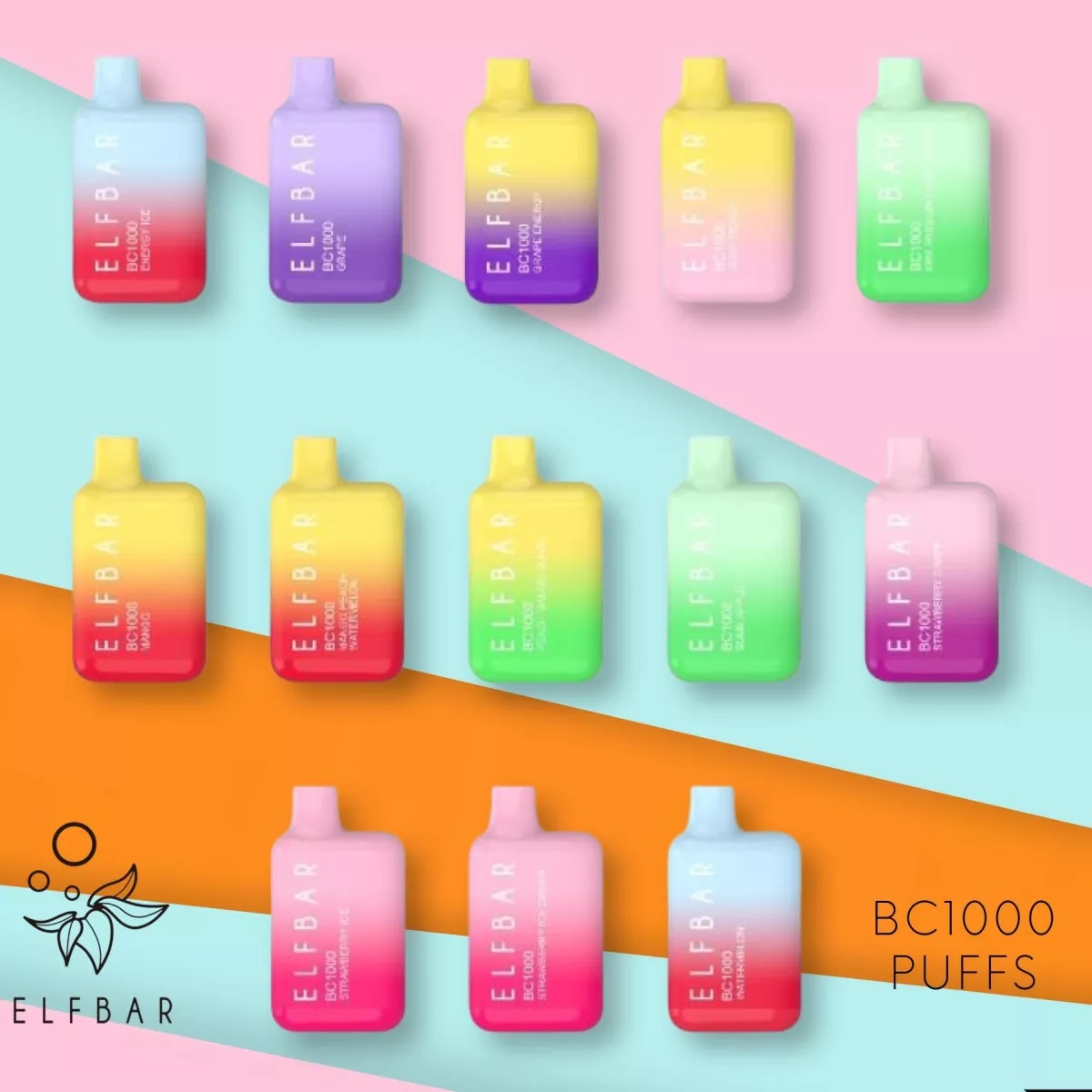 Elf Bar BC1000 Puff Disposable Pod Vape 