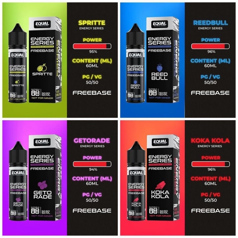 Equal Energy Series Freebase 60ml Buy Now Genuine Stock - Image 2