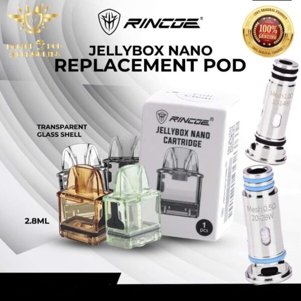 Rincoe Jellybox Nano / Nano 2 Cartridge & OCC Coils Genuine Stock Buy Now - Image 2