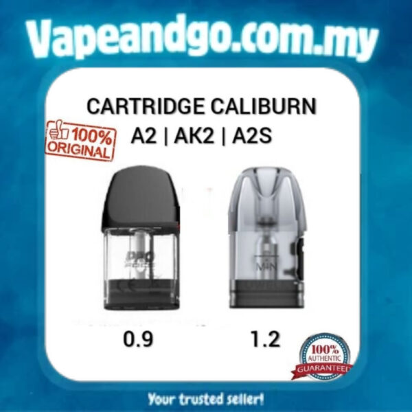 uwell caliburn a2 cartridge UWELL Caliburn A2/AK2 Cartridge - 0.9 & 1.2 Ohm Genuine Stock Buy Now