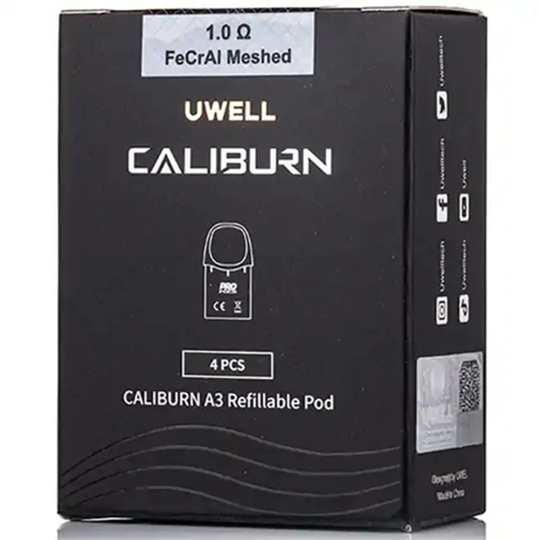 UWELL Caliburn A3 Cartridge - 0.8 / 1.0 Ohm Genuine Stock Buy Now