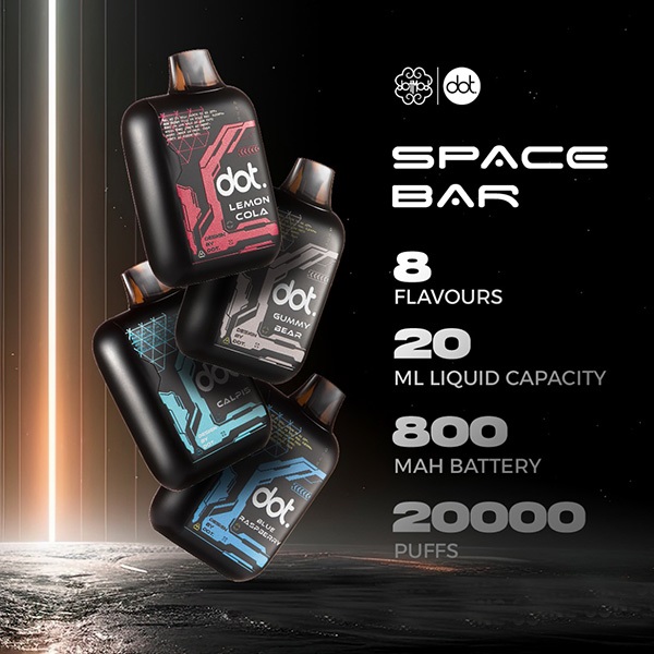 Dot 20k Disposable Space Bar 20000 Puffs Genuine Stock Buy Now - Vape And Go Dot 20k Disposable Space Bar 20000 Puffs Genuine Stock Buy Now - Vape And Go