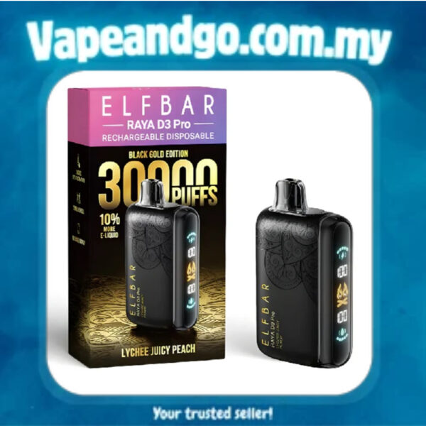 Elfbar RAYA D3 Pro 30k Disposable Genuine Stock Buy Now - Vape And Go