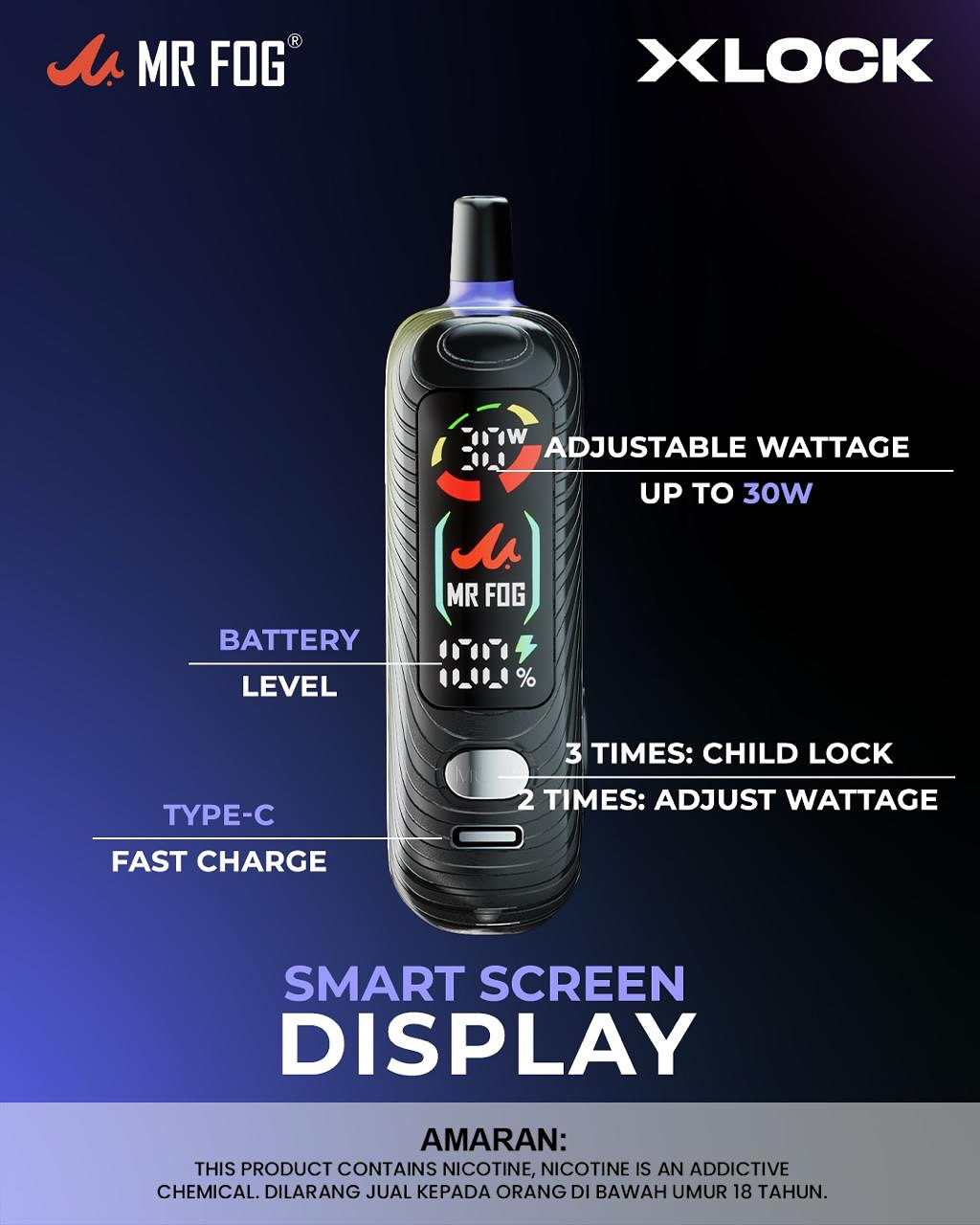 MR FOG XLOCK 16000 Disposable Genuine Stock Buy Now