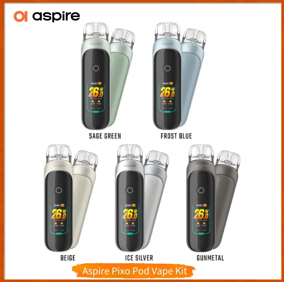 Aspire Pixo Pod Vape Kit & Cartridge Built-in 1100mAh battery Genuine Stock  Buy Now