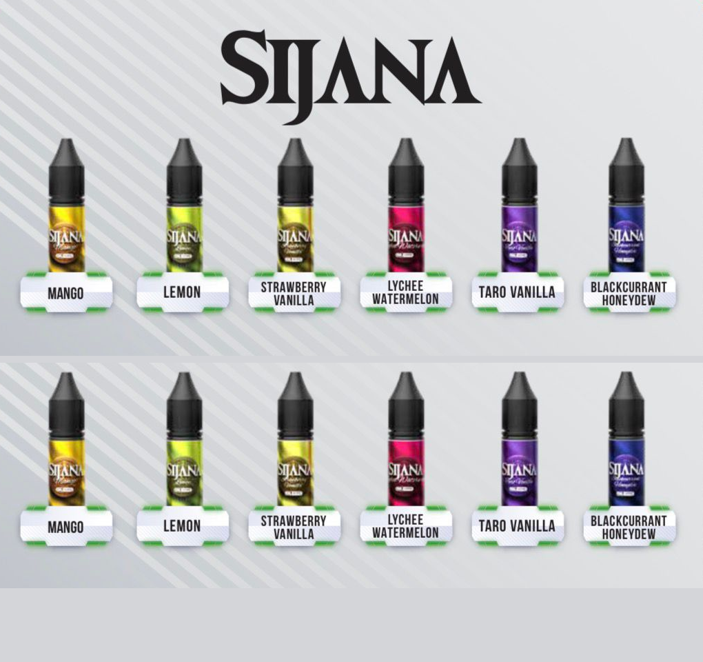Sijana E-Liquid 15ml Salt (Elmax Ermon Bottle) Akta 852 Registered Genuine Stock Buy Now - Vape 'N GO