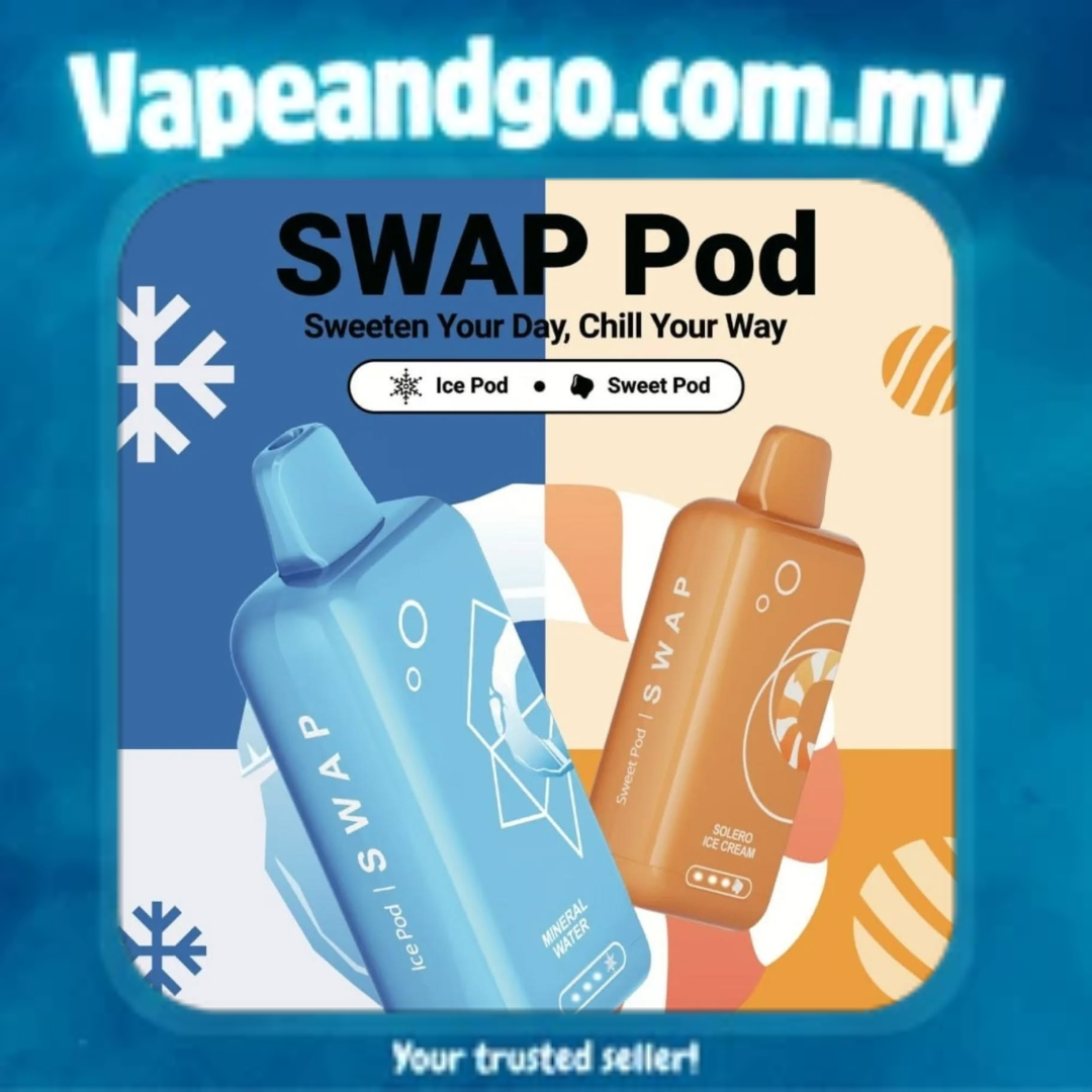 Elfbar Swap Pod 25000 Puffs Prefilled Cartridge (Ice & Sweet Series)  Genuine Stock Buy Now - Vape And Go