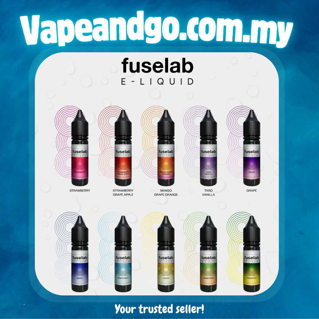 Fuselab E-Liquid 15ml 20mg Akta 852 Registered Genuine Stock Buy Now