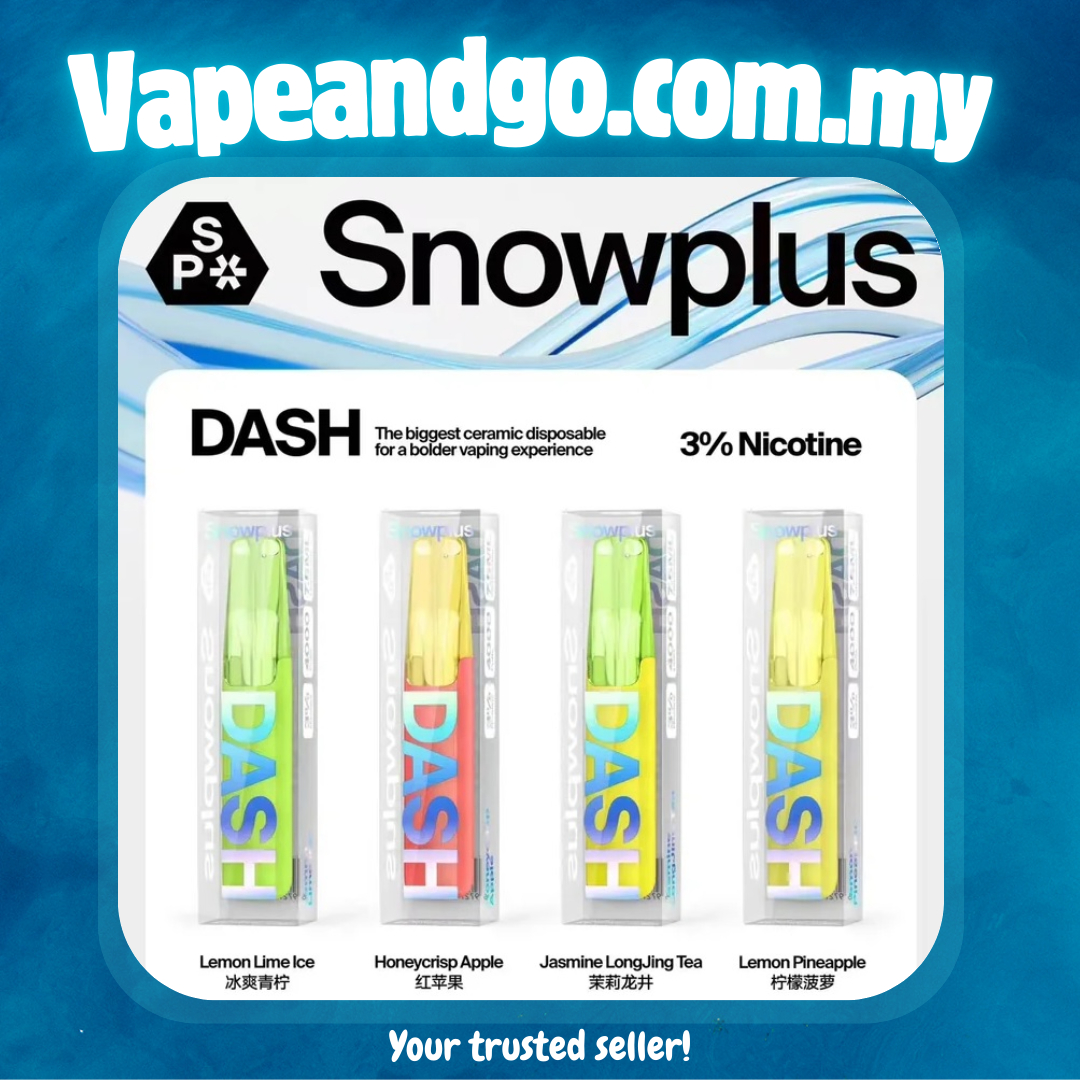 Snowplus Dash 4000 Puff Disposable 7.5ml Genuine Stock Buy Now - Vape And Go