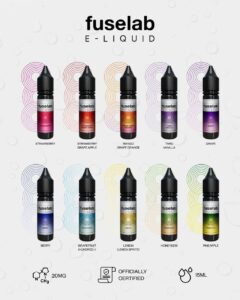 Fuselab E-Liquid 15ml 20mg Akta 852 Registered | Official Authentic Product Fuselab 15ml 240x300