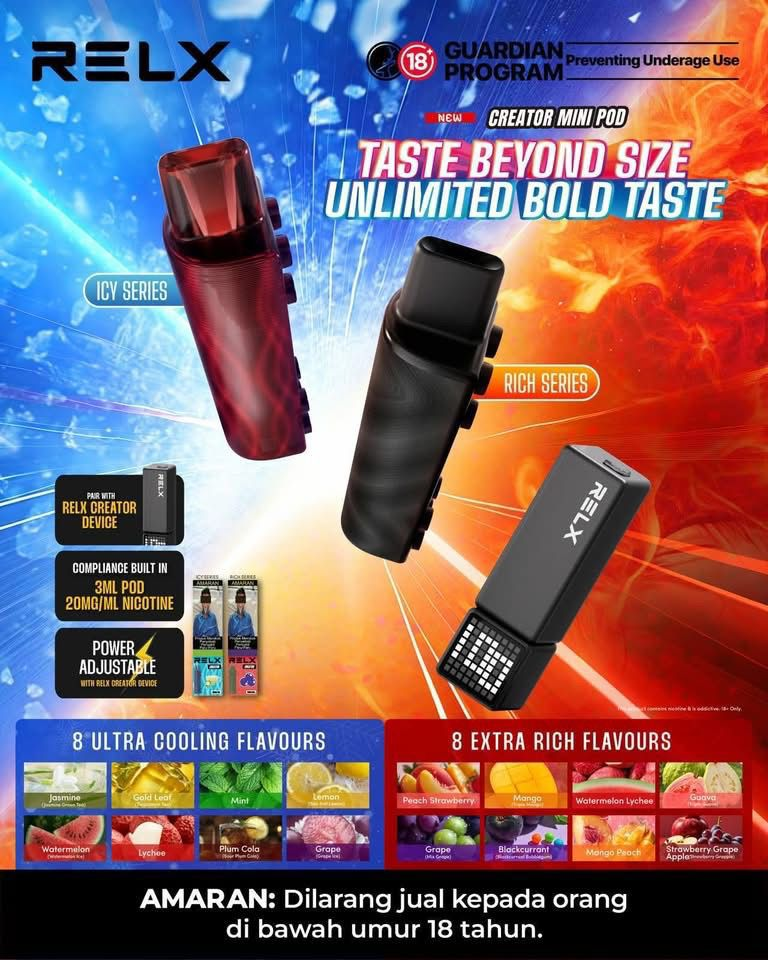 RELX Creator Mini Pod 3ml Genuine Stock Buy Now