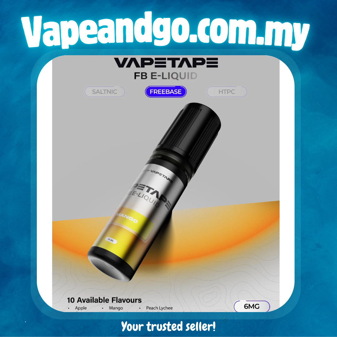 Vapetape 15ml E-Liquid Freebase Genuine Stock Buy Now