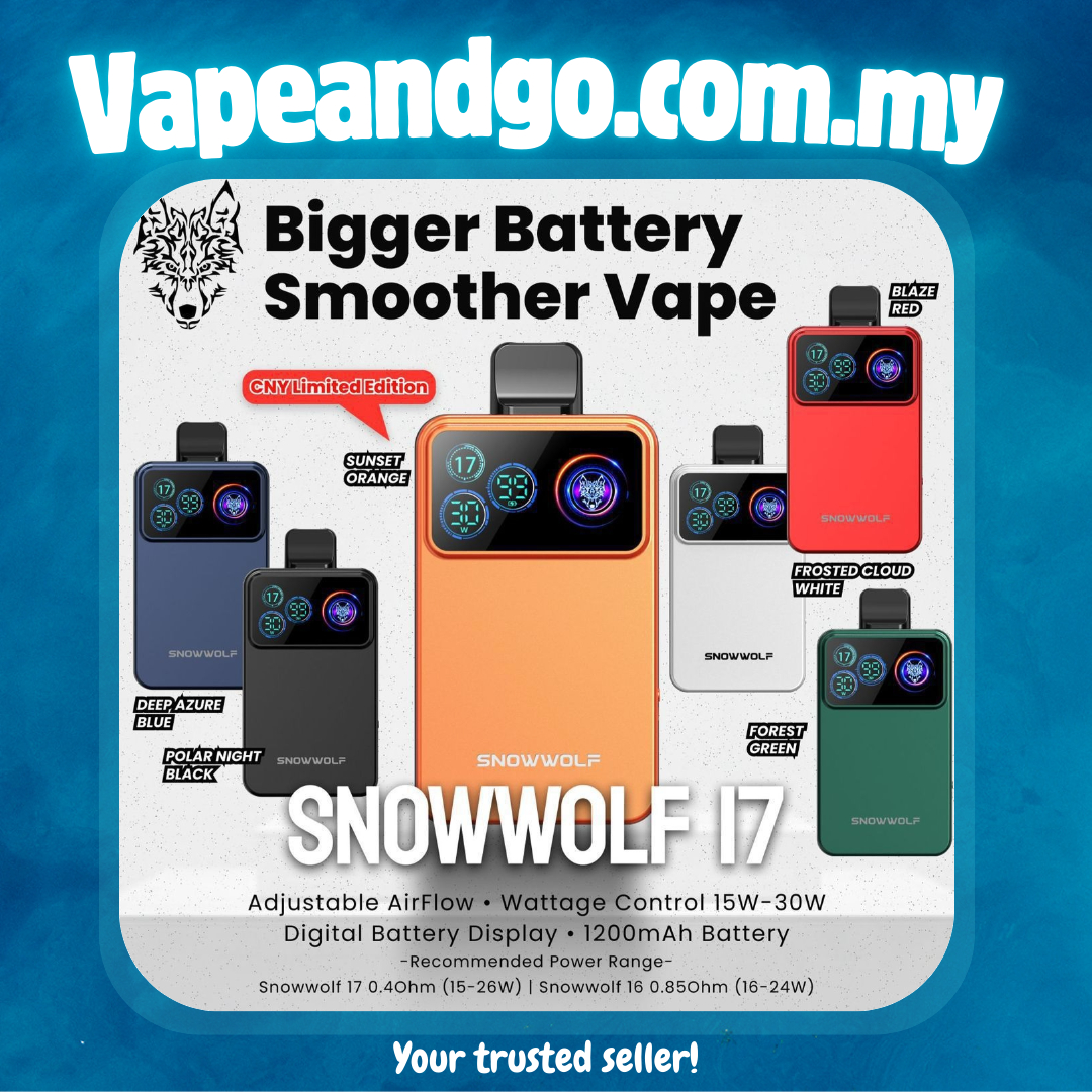Snowwolf 17 Starter Kit Genuine Stock Buy Now - Vape And Go