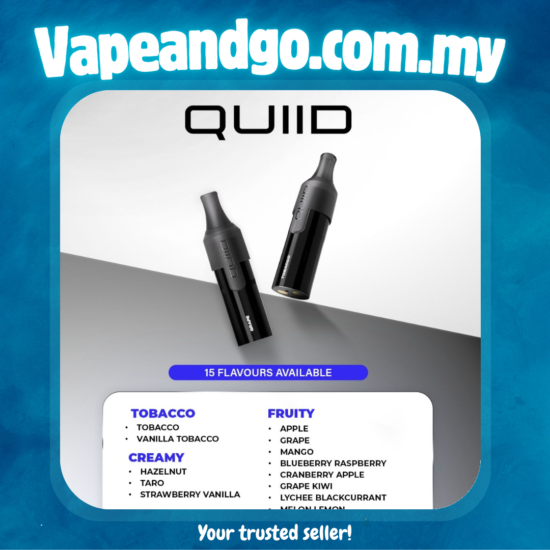 ASDF QUIID Pod 2ml Flavour Cartridge Genuine Stock Buy Now