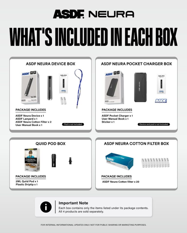 ASDF NEURA Pocket Charger Box 1500mAh Battery Genuine Stock Buy Now ...